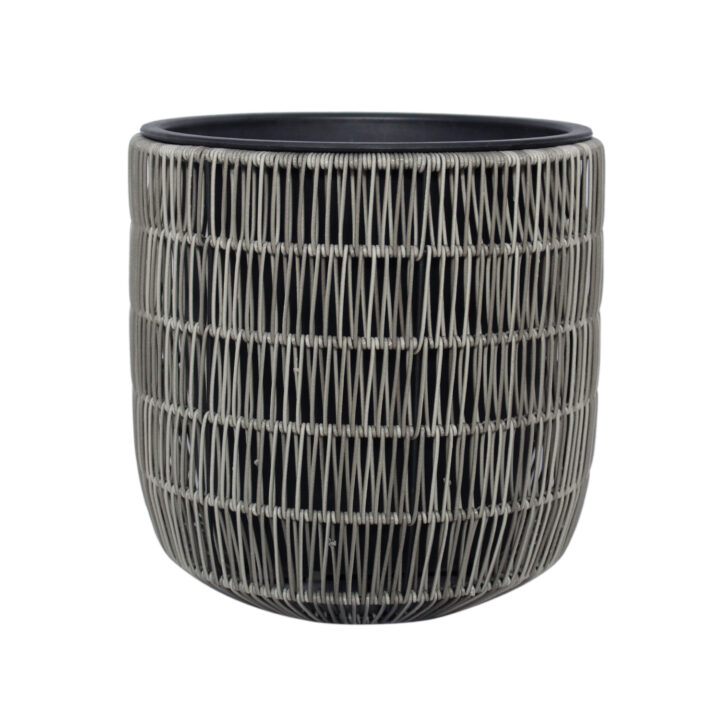 Lillepott WICKER D35xH36cm, hall Lillepotid ja lillekastid G09-100 Lillepotid ja lillekastid
