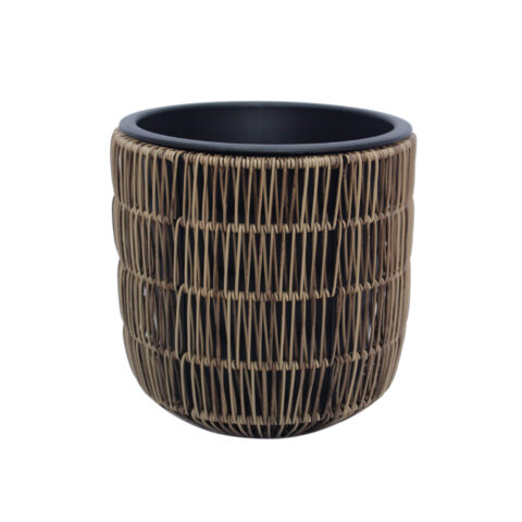 Lillepott WICKER D27xH28cm, helepruun Lillepotid ja lillekastid G09-100 Lillepotid ja lillekastid