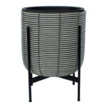 Lillepott WICKER alusega 38x38xH49cm, beežikashall Lillepotid ja lillekastid G09-100 Lillepotid ja lillekastid
