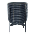 Lillepott WICKER alusega 38x38xH49cm, must/pruun Lillepotid ja lillekastid G09-100 Lillepotid ja lillekastid