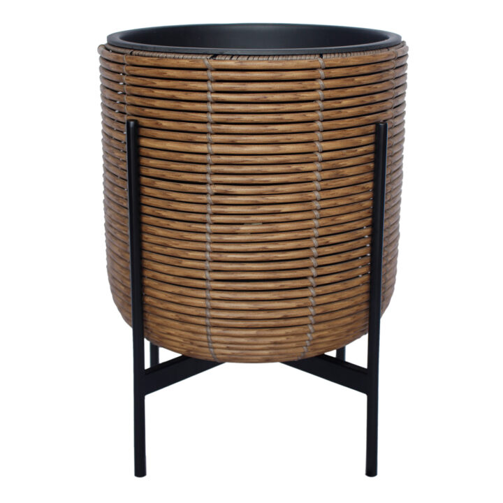 Lillepott WICKER alusega 38x38xH49cm, pruun Lillepotid ja lillekastid G09-100 Lillepotid ja lillekastid