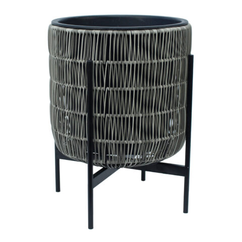 Lillepott WICKER alusega 38x38xH49cm, hall Lillepotid ja lillekastid G09-100 Lillepotid ja lillekastid
