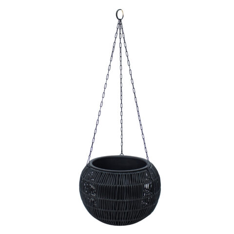 Lilleampel WICKER D32xH22cm, must Lilleamplid Esilehe tooted