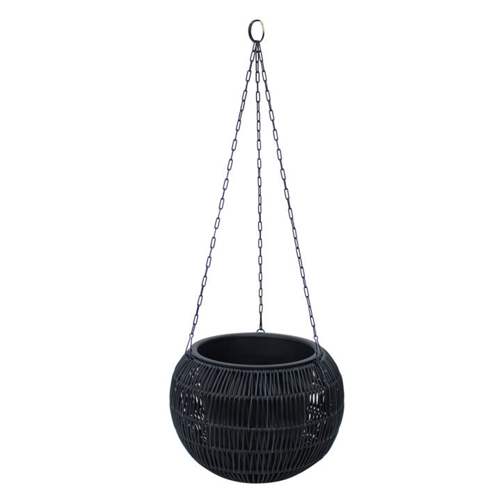 Lilleampel WICKER D32xH22cm, must Lilleamplid Esilehe tooted