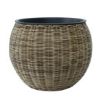 Lillepott WICKER D40xH32cm, helepruun Lillepotid ja lillekastid G09-100 Lillepotid ja lillekastid
