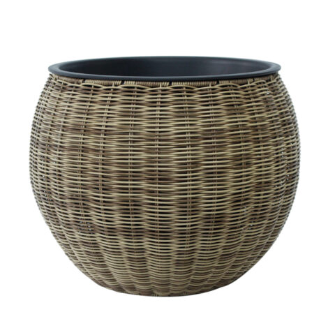 Lillepott WICKER D40xH32cm, helepruun Lillepotid ja lillekastid G09-100 Lillepotid ja lillekastid