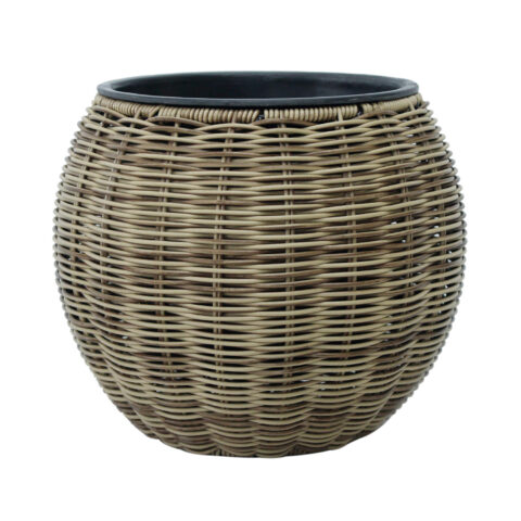 Lillepott WICKER D26xH22cm, helepruun Lillepotid ja lillekastid G09-100 Lillepotid ja lillekastid