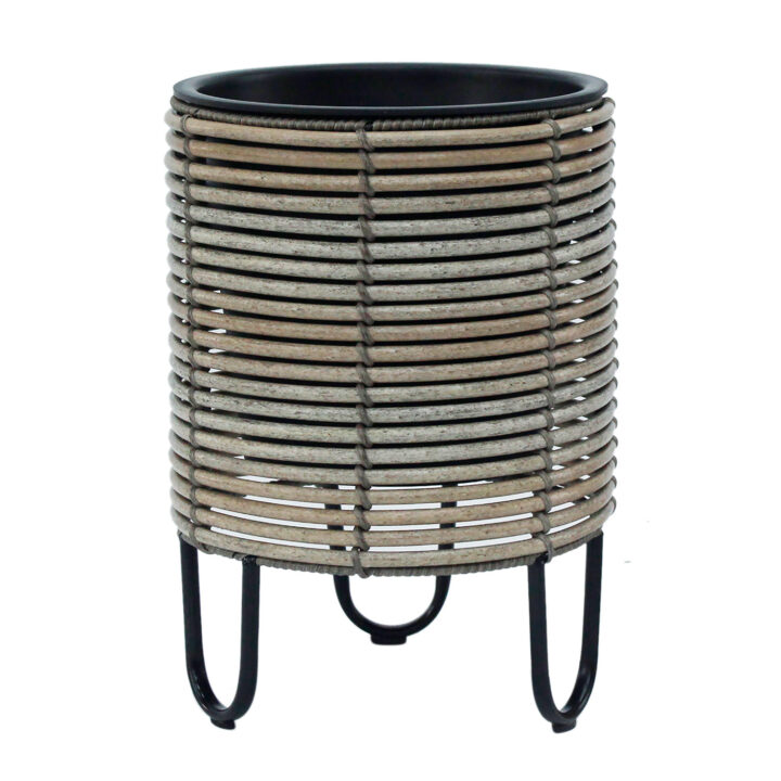 Lillepott WICKER D25xH35cm, beežikashall Lillepotid ja lillekastid G09-100 Lillepotid ja lillekastid