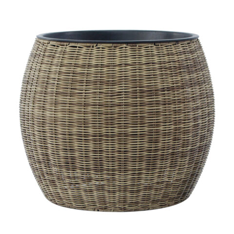 Lillepott WICKER D48xH40cm, helepruun Lillepotid ja lillekastid G09-100 Lillepotid ja lillekastid