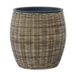 Lillepott WICKER D30xH30cm, helepruun Lillepotid ja lillekastid G09-100 Lillepotid ja lillekastid