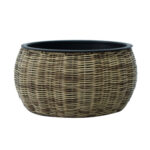 Lillepott WICKER D37xH19cm, helepruun Lillepotid ja lillekastid G09-100 Lillepotid ja lillekastid