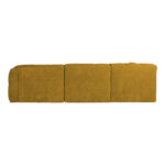 Nurgadiivan FORTE U-kujuline VN 374×242/162xH76cm, pruunikaskollane Diivanid