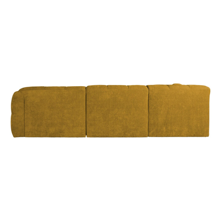 Nurgadiivan FORTE U-kujuline VN 374×242/162xH76cm, pruunikaskollane Diivanid