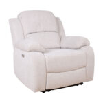 Tugitool FELICIA elektriline recliner 92x93xH100cm, loodusvalge Elutoamööbel