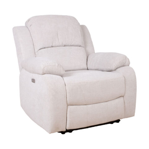Tugitool FELICIA elektriline recliner 92x93xH100cm, loodusvalge Elutoamööbel