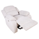 Tugitool FELICIA elektriline recliner 92x93xH100cm, loodusvalge Elutoamööbel