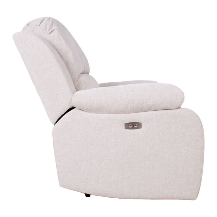 Tugitool FELICIA elektriline recliner 92x93xH100cm, loodusvalge Elutoamööbel