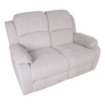 Diivan FELICIA 2-kohaline elektriline recliner 150x96xH100cm, loodusvalge Diivanid