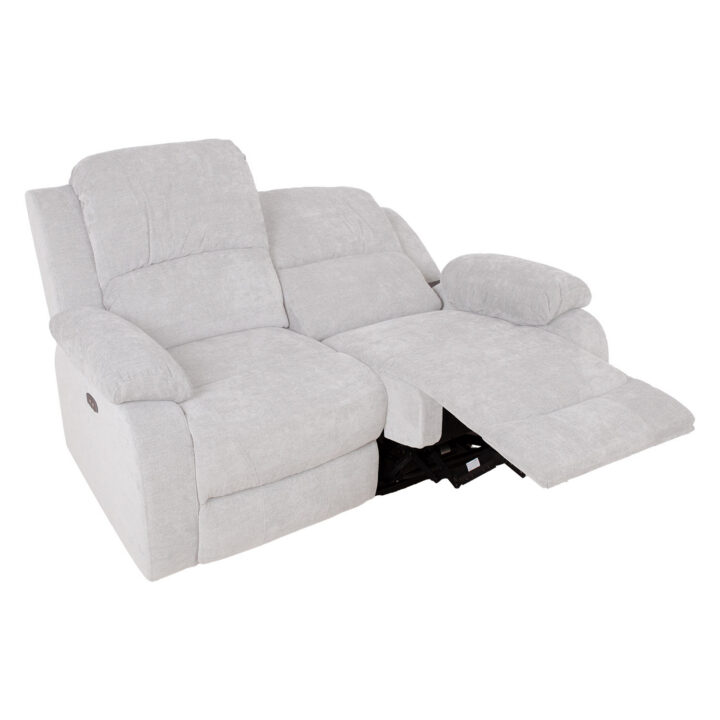 Diivan FELICIA 2-kohaline elektriline recliner 150x96xH100cm, loodusvalge Diivanid