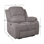 Tugitool FELICIA elektriline recliner  92x93xH100cm, hall Elutoamööbel