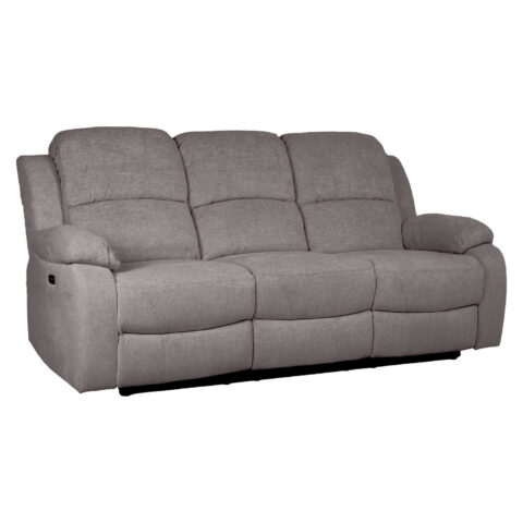 Diivan FELICIA 3-kohaline elektriline recliner 208x96xH100cm, hall Diivanid