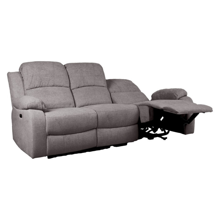 Diivan FELICIA 3-kohaline elektriline recliner 208x96xH100cm, hall Diivanid