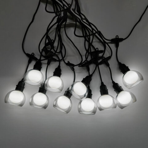 Valguskett FLICKER 10-LED pirni / 4,5m, külm valge valgus Valgustid