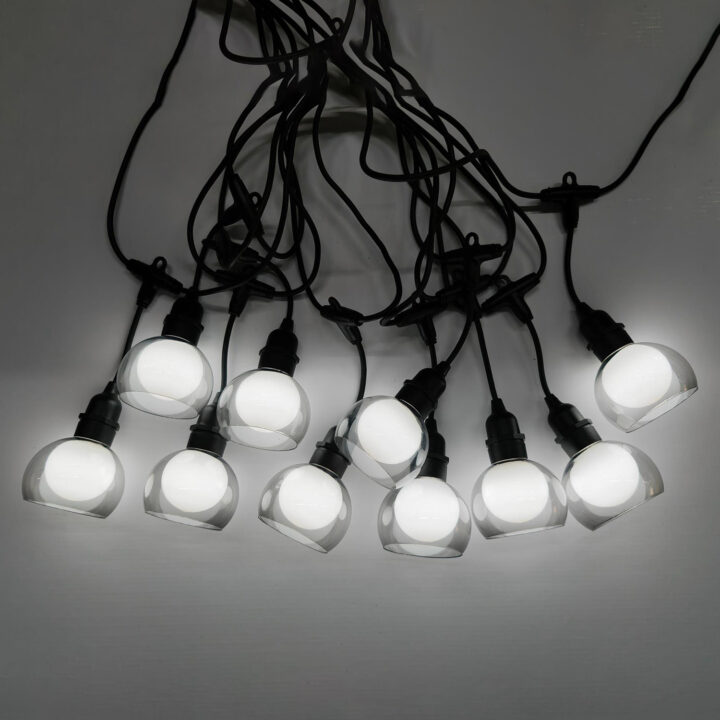 Valguskett FLICKER 10-LED pirni / 4,5m, külm valge valgus Valgustid