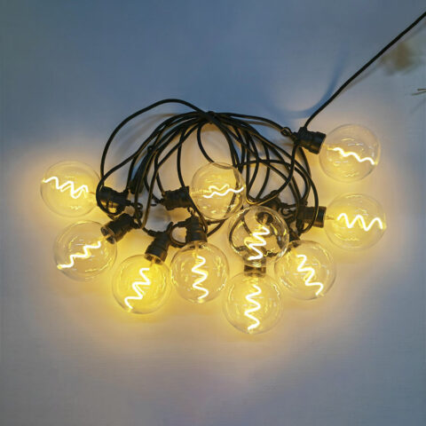 Valguskett TWIST 10-LED pirni / 4,5m, soe valge valgus Valgustid