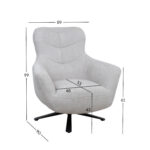 Tugitool HELGA 89x90xH99cm, helehall Elutoamööbel Tugitoolid ja kiiktoolid