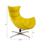 Tugitool GRAND EXTRA 86x84xH96cm, sinepikollane Elutoamööbel H01-500 Tugitoolid ja kiiktoolid