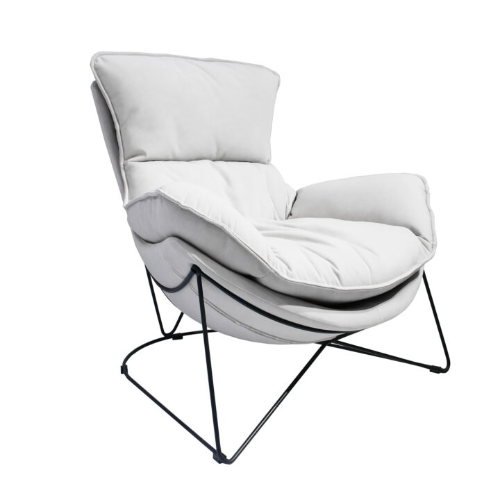 Tugitool DIVA 88x96xH84cm, helehall Elutoamööbel H01-500 Tugitoolid ja kiiktoolid