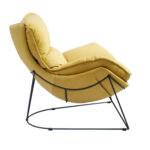 Tugitool DIVA 88x96xH84cm, ookerkollane Elutoamööbel H01-500 Tugitoolid ja kiiktoolid