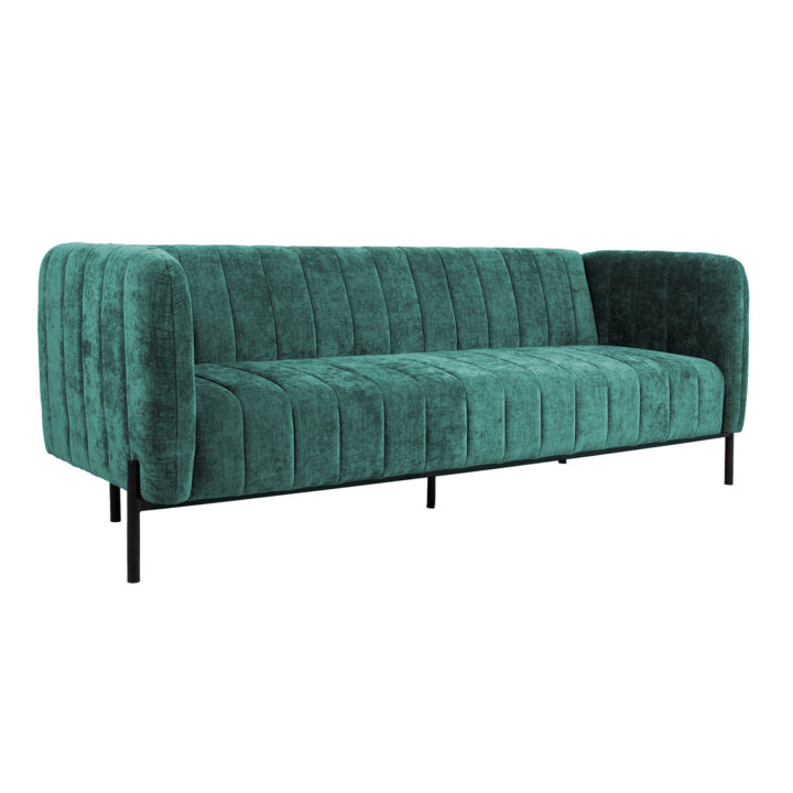 Diivanvoodi TAMIKA 3-kohaline 218x82xH82cm, roheline Diivanid Diivanid