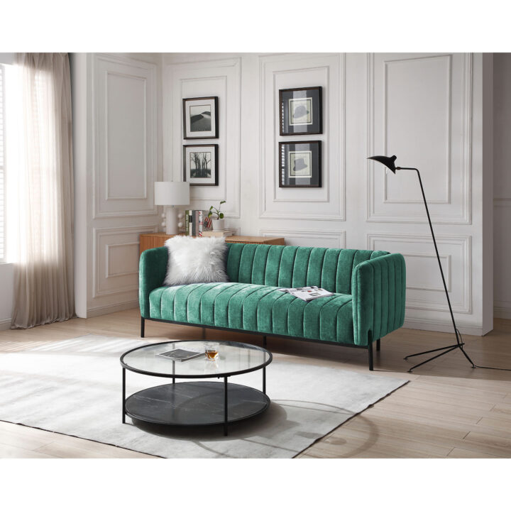 Diivanvoodi TAMIKA 3-kohaline 218x82xH82cm, roheline Diivanid Diivanid