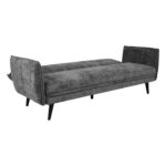 Diivanvoodi NOELLA 3-kohaline 212x82xH88cm, tumehall Diivanid