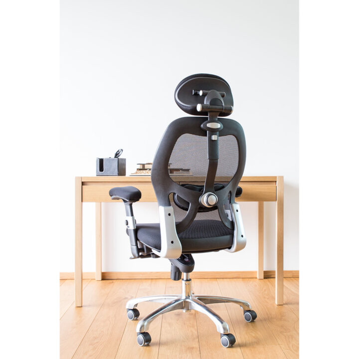 Töötool GAIOLA, 67x62xH116-126cm, must Arvutitoolid ja töötoolid Arvutitoolid ja töötoolid