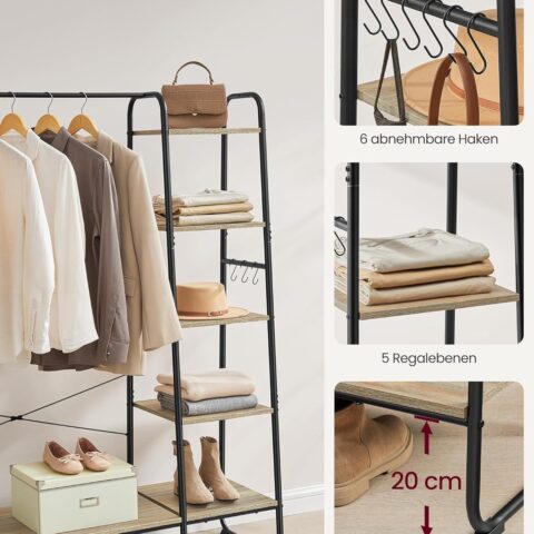 Riidenagid 120x45x160cm Riidestanged ja nagid