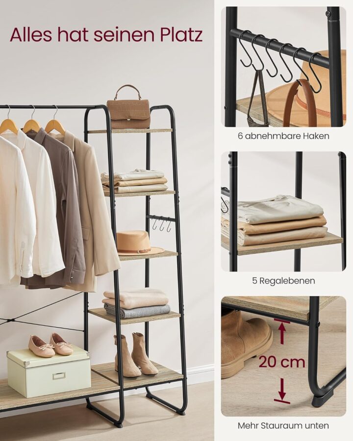Riidenagid 120x45x160cm Riidestanged ja nagid