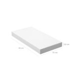 Seinariiul 40x20x3.8cm, valge Seinariiulid