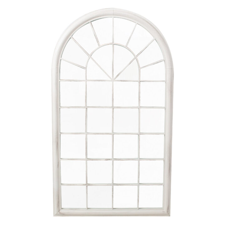 Peegel SECRET GARDEN 75x4xH131cm, antiikvalge metallraam Aiapeeglid Aiapeeglid