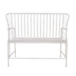 Pink JASMINE 103x50xH93cm, antiikvalge metall Aiatoolid ja aiapingid Aiatoolid ja aiapingid