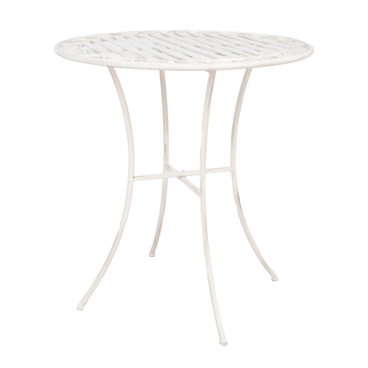 Laud JASMINE D70xH75cm, antiikvalge metall Aialauad Aialauad