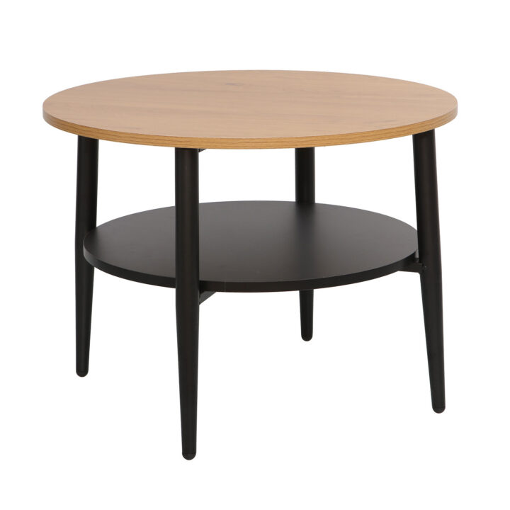Diivanilaud HECTOR 60x60xH45cm, saar/must Elutoamööbel
