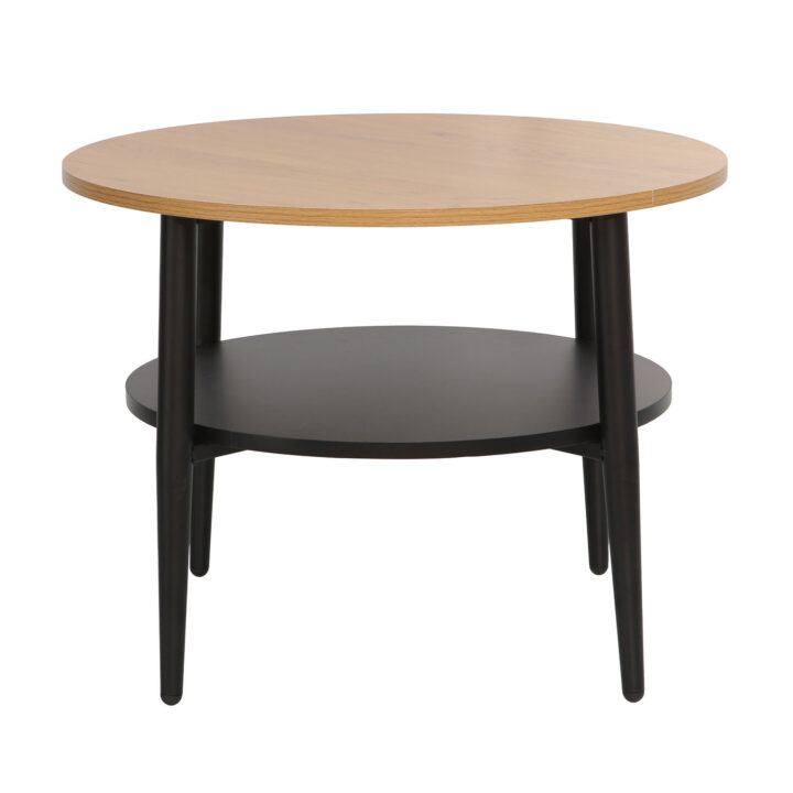 Diivanilaud HECTOR 60x60xH45cm, saar/must Elutoamööbel