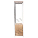 Esikuriiul DIMITRA 100x40xH160cm, rustik/must Esik ja Garderoob