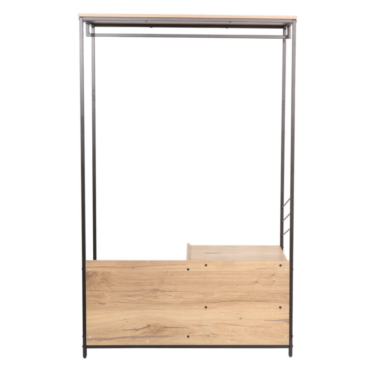 Esikuriiul DIMITRA 100x40xH160cm, rustik/must Esik ja Garderoob