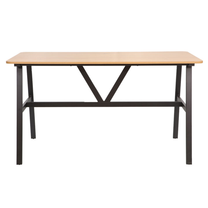 Söögilaud SVEA 140x70xH76cm, saar/must Söögituba
