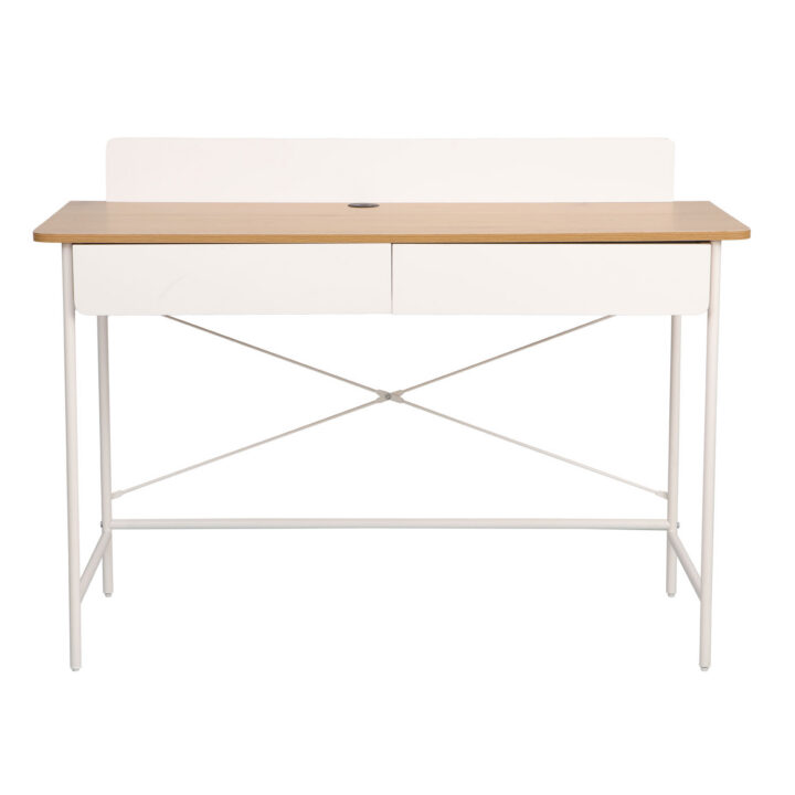 Kirjutuslaud FERDIE 120x48xH88cm, saar/valge Kontorimööbel