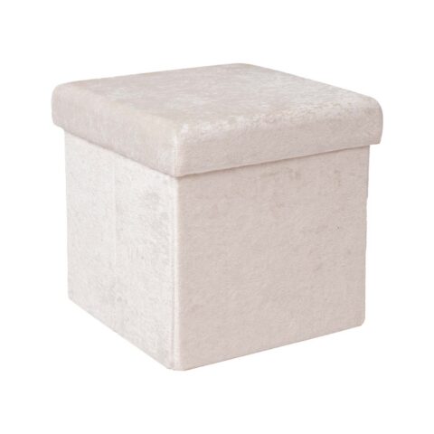 Tumba JESSE panipaigaga 30x30xH30cm, valge Elutoamööbel